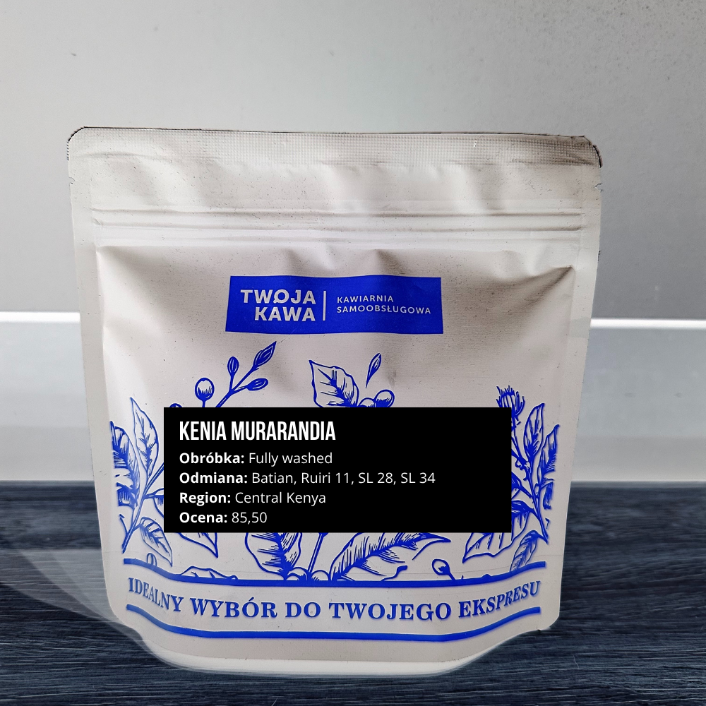 Спеціальні кавові зерна – KENIA MURARANDIA – повністю промиті – 250 г